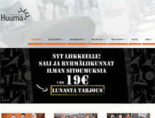 Tablet Screenshot of clubhuuma.fi